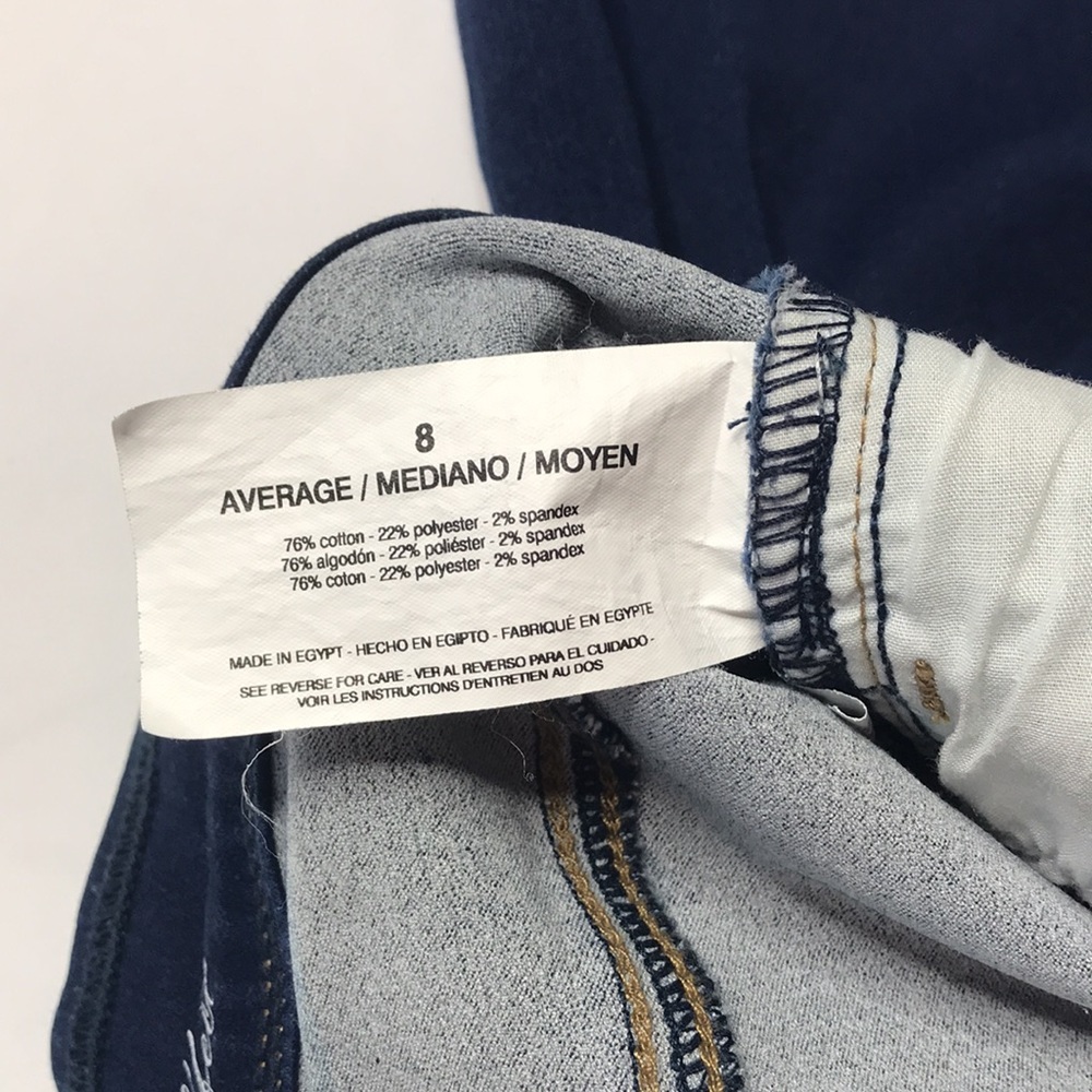 GLORIA VANDERBILT | All Around Slimming Effect Dark Wash Jegging Women’s Size 8 - Picture 6 of 6